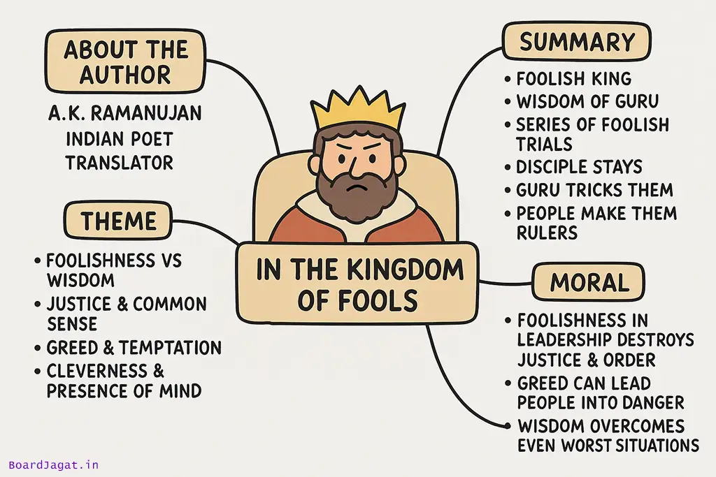 In the Kingdom of Fools Mind Map Drawing